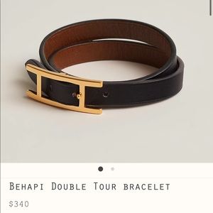 HERMES Behapi Double Tour bracelet